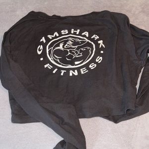 gymshark cropped long sleeve legacy tee